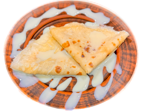 Млинці зі згущеним молоком
